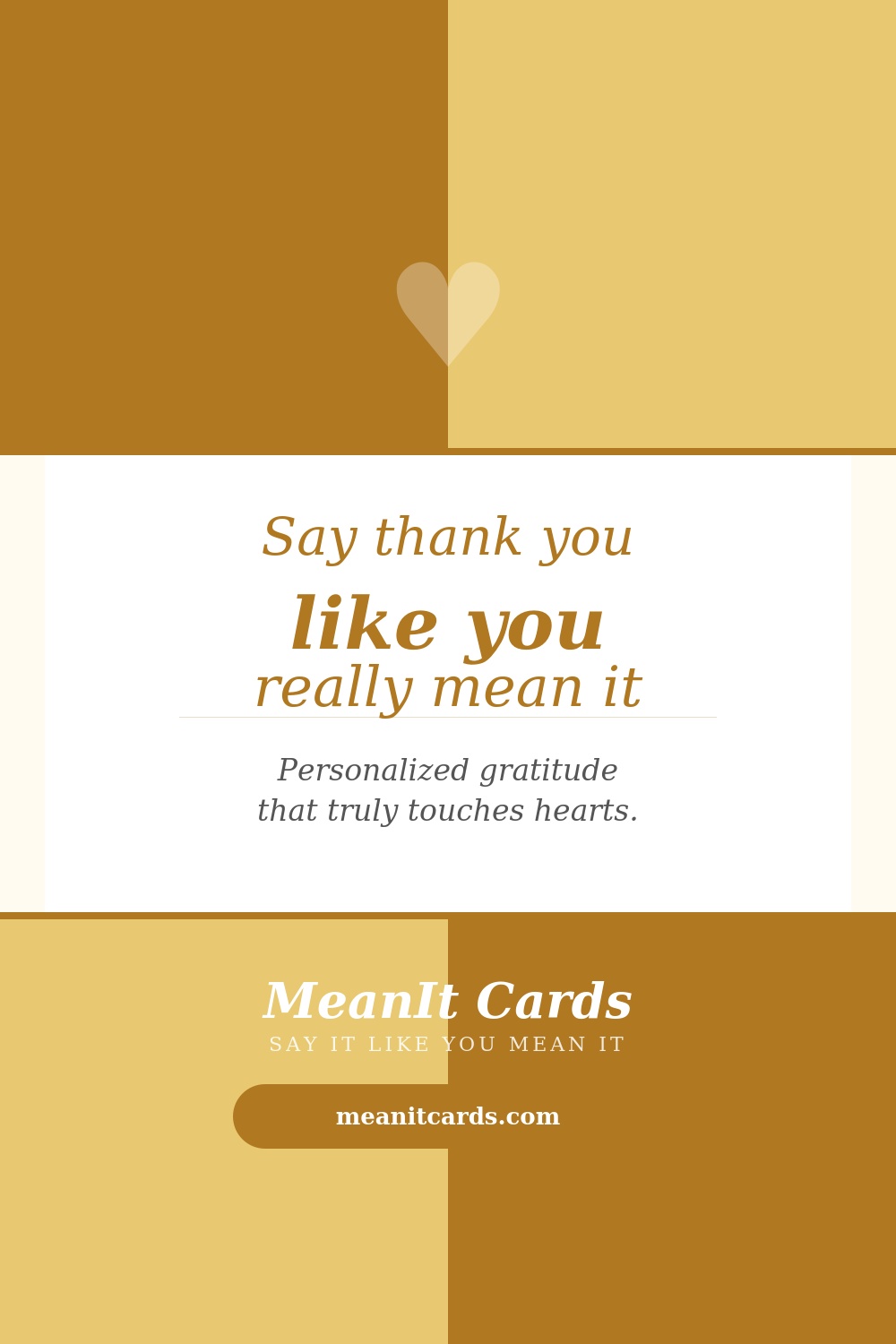 Thank you card